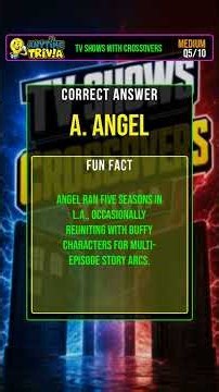TV Shows With Crossovers Trivia #Shorts