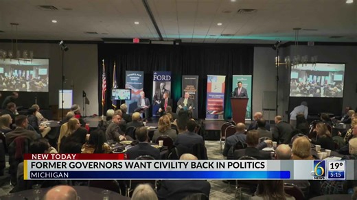 Former Michigan governors want civility back in politics