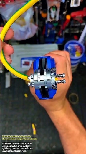 Automatic Cable Stripping Tool | Precision Wire Stripper Demonstration
