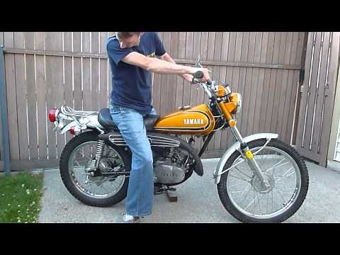 1973 Yamaha CT3 175 Enduro first start up in 30 years.