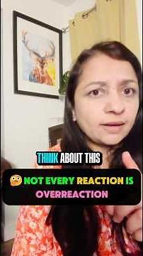 🧠 Not Every Reaction Is Overreaction | The Psychology Behind Emotional Reactions