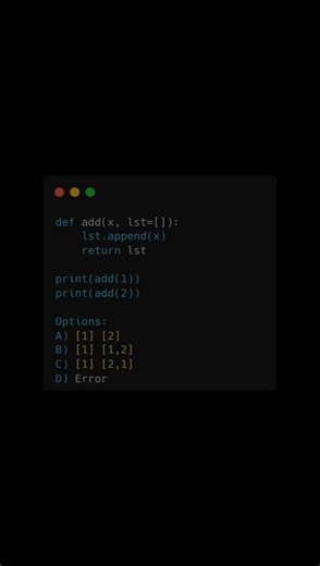 Python Default Argument Trap – Must Know!