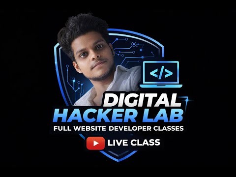 🔴 LIVE Coding Class | Official Digital Hacker Lab | Beginner to Pro