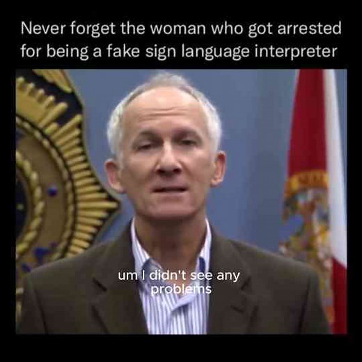 This Fake Sign Language Interpreter Got Arrested