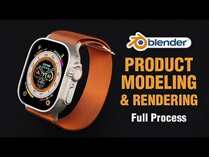 3D Product Modeling & Rendering | Blender | Apple Watch | Full Process
