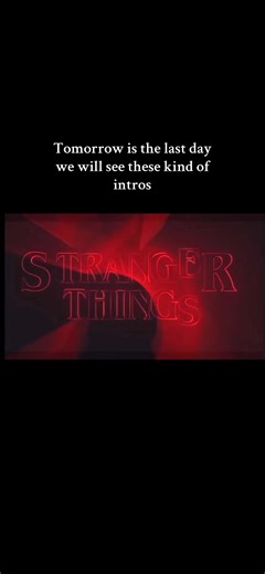 Stranger Things Intro: A Nostalgic Farewell