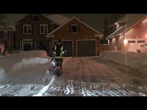 Toro 821 qze power clear 4inch of heavy snow