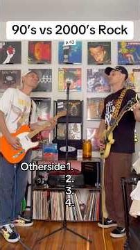 Rock Music from 1990’s vs 2000’s #rhcp #shinedown #nirvana #pearljam #rockmusic #grunge #90s #2000s