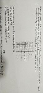 38. A parallelogram is a two - dimensional geometrical shape wh... | Filo