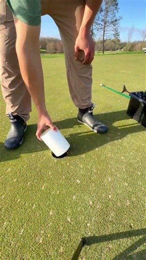 Oddly Satisfying Golf Course Maintenance ✨🎯