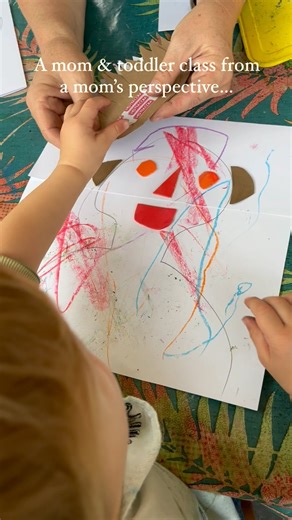 I love going to our studio’s mom and tots classes with the twins. This class was great because it had kids aged 2-6. The teacher managed this wide age range by pre-cutting pieces for the younger ones and letting the older kids cut their own and add extra details to their artwork. We had such a blast! Do you offer classes for tots? Do you involve the parents? I’d love to hear about it! Stefanie x | Creative Crafting Club | Facebook