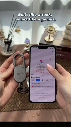 "Say Goodbye to Lost Keys and Stress: Ultimate Keychain Tracker with Real-Time Location 📍"
