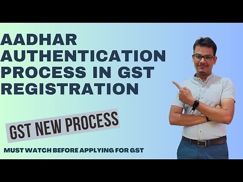 Aadhar Authentication process in GST Registration | How to Do GST Aadhar Verification Process
