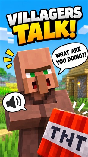 What If Villagers Could Actually SPEAK? 😂