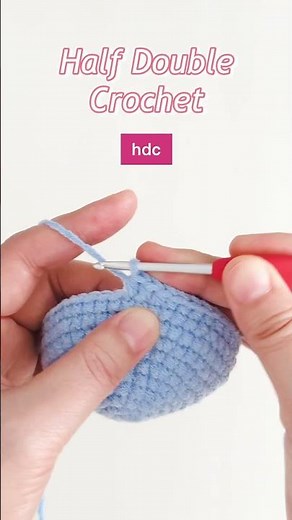 How to Crochet : Half Double Crochet (hdc) #crochettutorial #crochet #crocheting #amigurumi