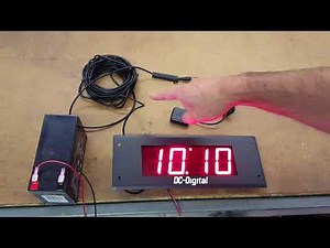 DC-25F-GPS-12V-12 Volt Vehicle Atomic LED Digital GPS Synchronized Time Of Day Clock