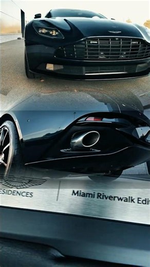 Aston Martin DB11 V8 Revs 🔥 Ultramarine Black + Red Interior