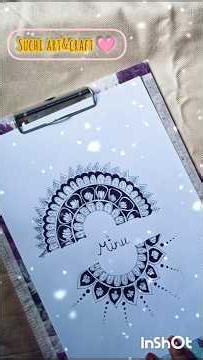 name mandala art | mandala art|#shorts #shortviral #shortsfeed