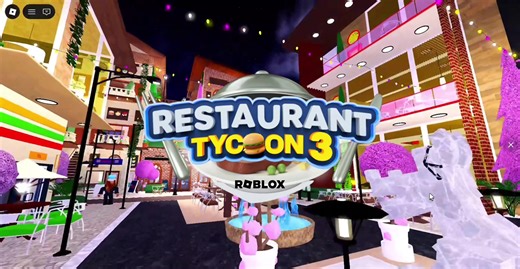 Construí un Distrito en Restaurant Tycoon 3 en Roblox