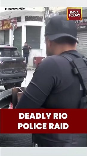 Huge Brazilian Raid on #rio Gang | 60 Dead, 81 Arrested in Major Crackdown | Indian Today
