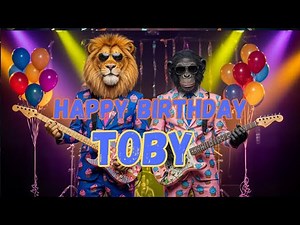 TOBY Happy Birthday Song - Happy Birthday to Toby