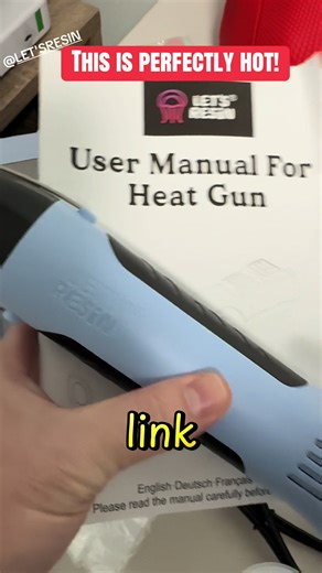 Alright @LET'S RESIN here is your awesome heat gun that I ordered and just got in the mail and boyyyyyy does it get hottt just like I needed for my upcoming hobby projects. #resin #heatgun #letsresin #hobby #crafting