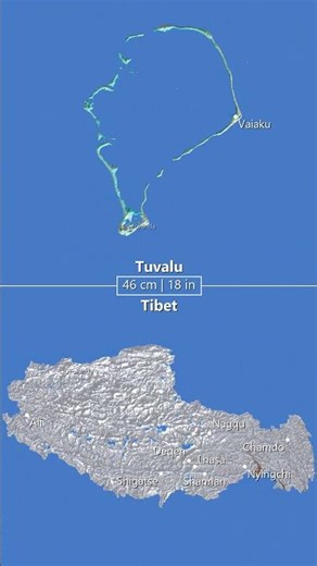 Meme Battle! Tuvalu 🇹🇻 vs Tibet 🇨🇳!🌴🌊 #geography #mapbattle #tuvalu #tibet