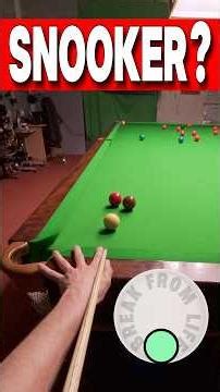 Snooker Practice Break “Pink” 👍 GoPro Headcam POV