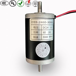 [Hot Item] Dual Shaft Micro DC Motor 12V Permanent Magnet Electric 3000 Rpm High Speed Motor