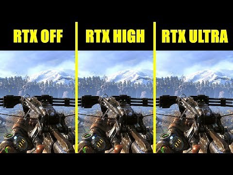 Metro Exodus Ray Tracing RTX ULTRA Vs HIGH Vs OFF GTX 1080 TI Frame Rate Comparison