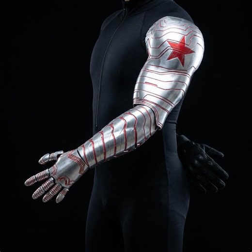 Winter Soldier Arm Replica - Lightweight Super Soldier Cosplay Prop - Custom Cyberpunk Arm Armor - Fully Articulated Joints - Etsy