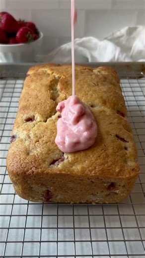 Sourdough Strawberry Quick Bread #sourdough #breadbaking #strawberryrecipes