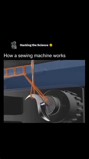 Hacking The Science on Instagram: "Witness the magic of a sewing machine in action! This video breaks down the intricate mechanics of how these machines create stitches. It's a fascinating look at the interplay of needles, threads, and gears, revealing the ingenious design behind this everyday tool. We're exploring the mechanics of sewing, demystifying the process that transforms fabric into garments. This video isn't just about sewing; it's about engineering, precision, and the elegant simplici