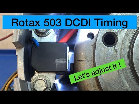 Rotax 503 DCDI Ignition Timing Adjustments