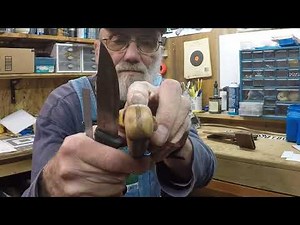 removing a mora knife handle and making a custom knife handle and sheath for my friend.