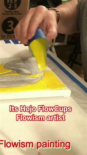Its Hojo FlowCups Flowism artist #flowartist #flowcups #hojo #painting