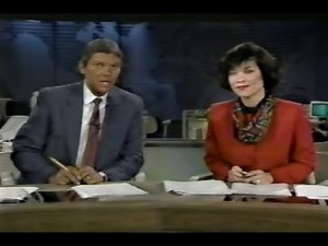 WWOR TV Channel 9 News Secaucus New Jersey December 23, 1989