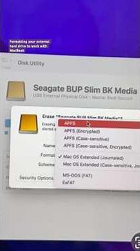 Formatting an External Hard Drive for Mac (APFS + GUID explained)
