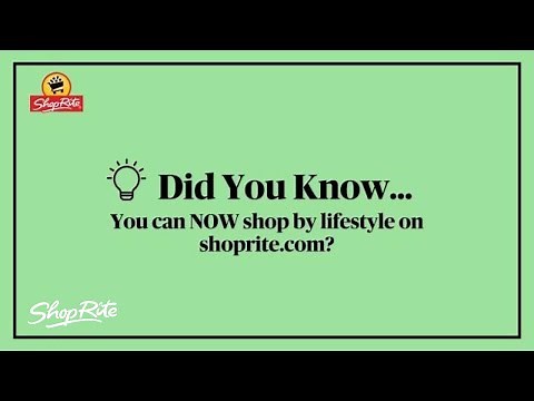 How To Shop By Attribute | Digital How-To's | ShopRite Grocery Stores