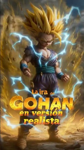 Gohan vs Cell 🔥 | Escena Hiperrealista 4K - La Transformación Más Épica del Anime #dragonball