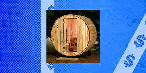 This Outdoor Sauna From Costco Is About to Turn Your Backyard Into a Spa