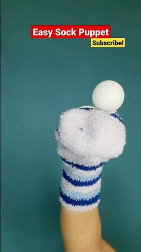Make Sock Puppet Easy and Cute #youtubeshorts #shorts #ytshorts