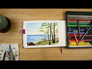 How to use watercolor pencils for beginners