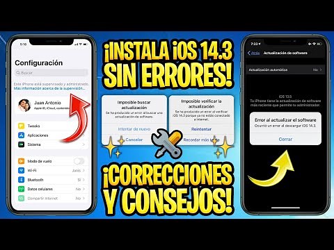 🛠 SOLUTION TO ALL ERRORS WHEN INSTALLING iOS 14.3 WITHOUT SHSH AND PROHIBITED PROFILE