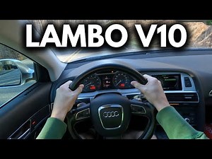 *LOUD* 2010 Audi S6 POV Drive (5.2L V10)