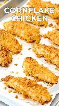 Cornflake Chicken #chickenrecipes #chicken #recipe #recipes #dinner