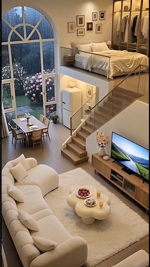 Dreamy Loft Apartment with Cozy Aesthetic & Modern Interior Design Inspiration