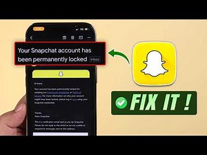 How to Unlock Permanently Locked Snapchat Account! [Updated Process]