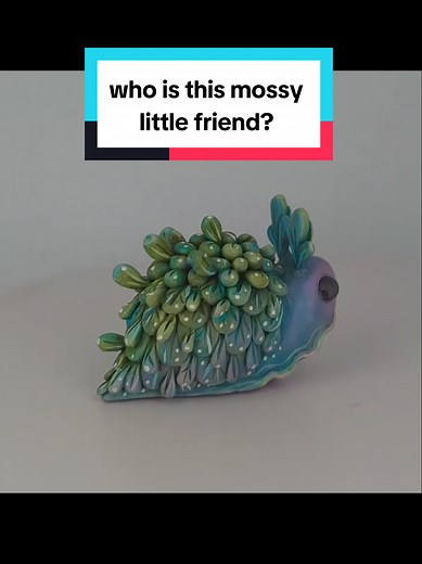 meet Mossmo! This slow moving friend can be found in the forest. Hand-sculpted and ready to befriend in the OddFauna game🌱 #creaturesculpture #cutecreatures #handsculpted #artistoftiktok #cozygames