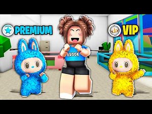 PREMIUM Labubu vs VIP Labubu In Roblox Brookhaven!!